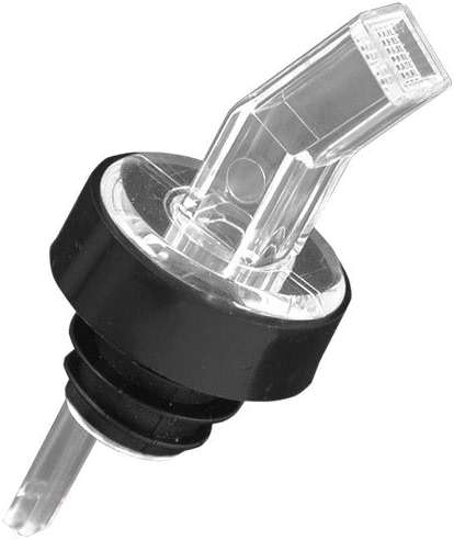 Set of 24 Plastic Screen Liquor Bottle Pourer CLEAR - Image 1