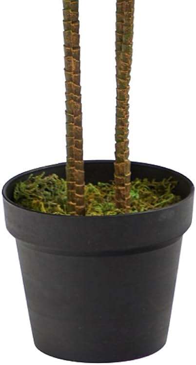 Nearly Natural 48in Artificial Dracaena with Real Touch Leaves and Multi Tonal Trunks, Large Indoor Silk Plant with Pot, Maintenance Free For Living Room And Home Office Decor - Image 6