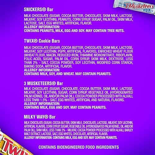 SNICKERS, TWIX, MILKY WAY & 3 MUSKETEERS Individually Wrapped Variety Pack Full Size Milk Chocolate Candy Bars Bulk Assortment, 33.31 oz, 18 Bars - Image 9