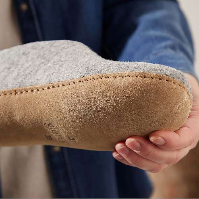 Glerups 100% quality wool mix Shoe Slipper with leather sole - Unisex - Image 4