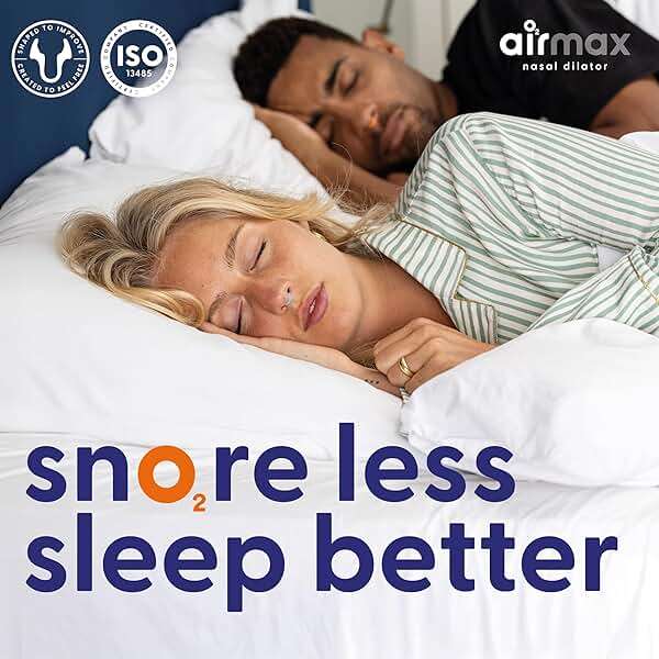 Airmax Unisex Classic Nasal Dilators Two-Pack - Anti Snoring Device for Men and Woman - Improves Airflow - Orange - Medium - Image 4