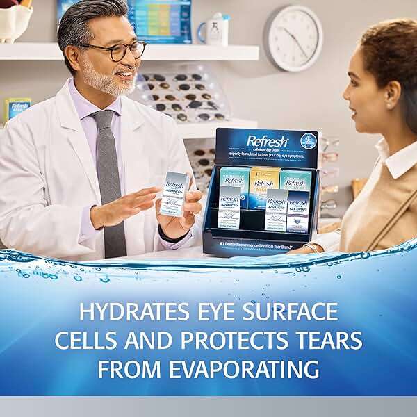 Refresh Optive Advanced Lubricant Eye Drops For Dry Eyes, 0.33 Fl Oz Sterile (2 Count) - Image 4