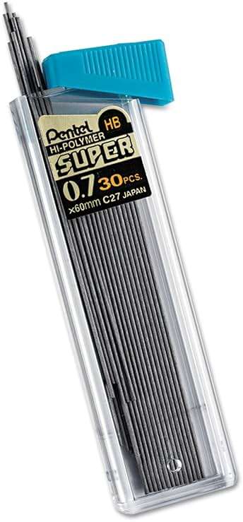 Pentel Super Hi-Polymer Leads (PENC27HB) - Image 3