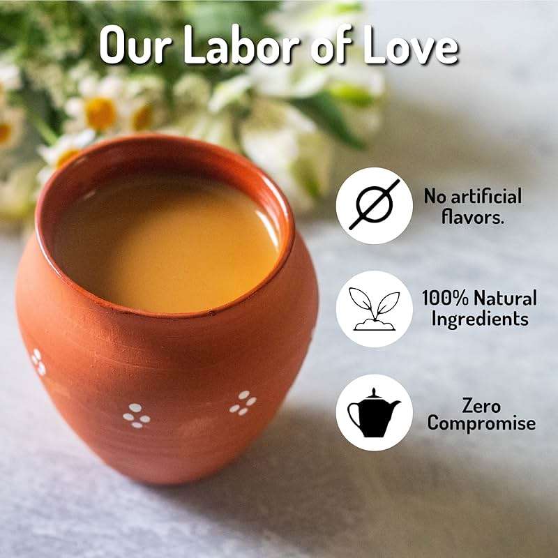 Tea India Chai Moments Masala Chai Instant Latte Powder, 10 Packets | Creamy chai latte, milk powder added | Real black tea + bold spice blend | Just add hot water | 10 on-the-go packets - Image 5