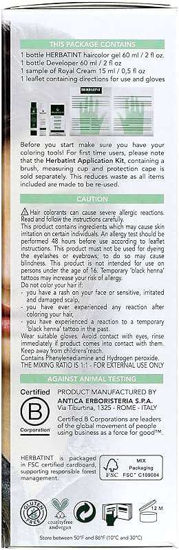 Herbatint Haircolor Gel, 7C Ash Blonde, 4.56 Fluid Ounce - Image 2