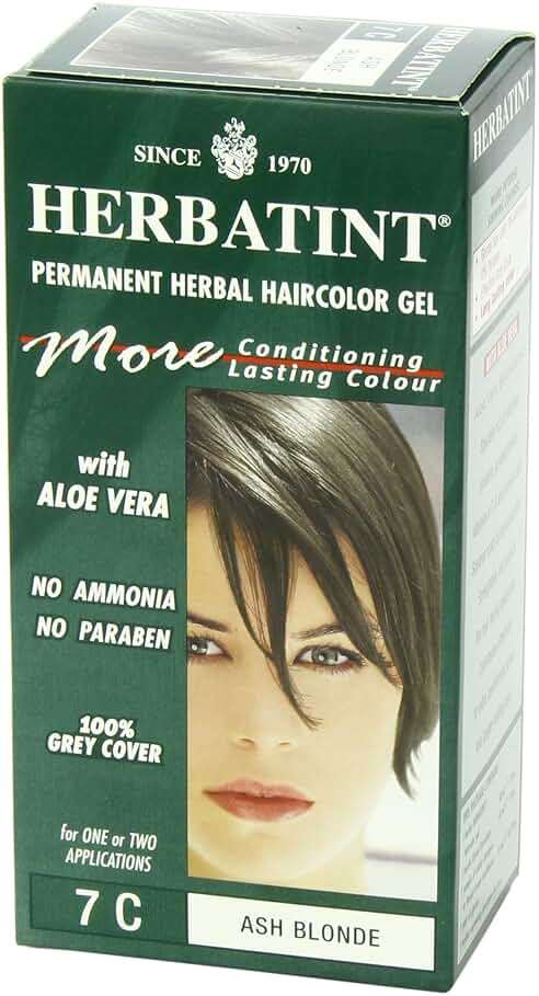 Herbatint Haircolor Gel, 7C Ash Blonde, 4.56 Fluid Ounce - Image 9