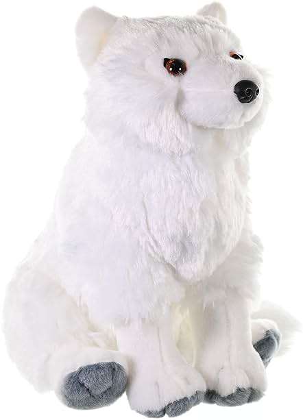 Wild Republic Arctic Fox Plush, Stuffed Animal, Plush Toy, Gifts for Kids, Cuddlekins 12 Inches - Image 1
