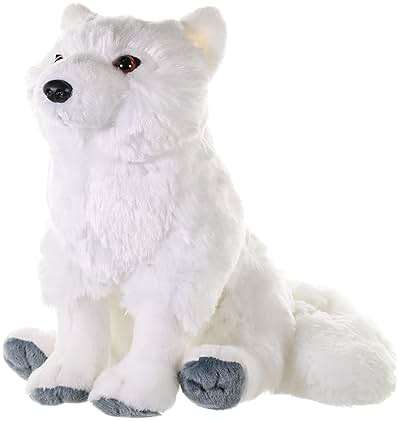 Wild Republic Arctic Fox Plush, Stuffed Animal, Plush Toy, Gifts for Kids, Cuddlekins 12 Inches - Image 3