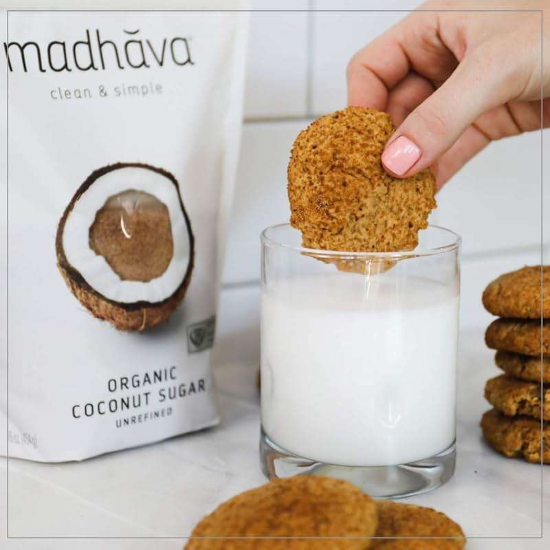 MADHAVA Organic Coconut Sugar 3 Lb. Bag (Pack of 1), Natural Sweetener, Sugar Alternative, Unrefined, Sugar for Coffee, Tea & Recipes, Vegan, Organic, Non GMO - Image 5