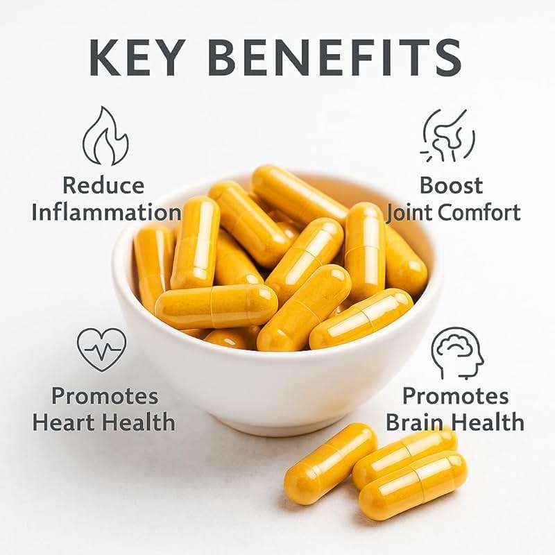 Me First Living Turmeric Curcumin 1000 mg 95% Curcuminoids, Bioperine 10 mg, 19x More Potent Than Others, Increased Absorption, Non-GMO, Organic Turmeric, Vegan, Gluten Free, 60 Capsules - Image 7
