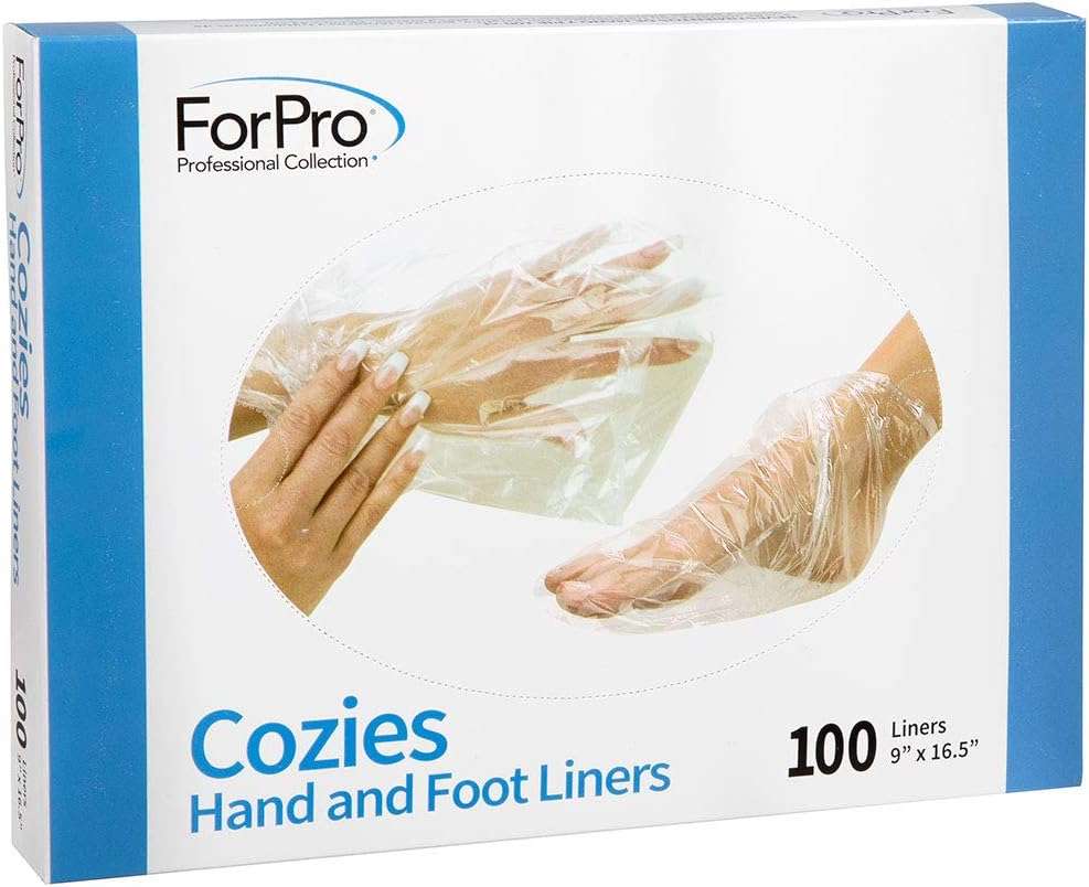ForPro Professional Collection Cozies Hand and Foot Liners, Paraffin, Heated Mitts, Hand/Foot Treatments, 9” W x 16.5” L, 100-Count - Image 3