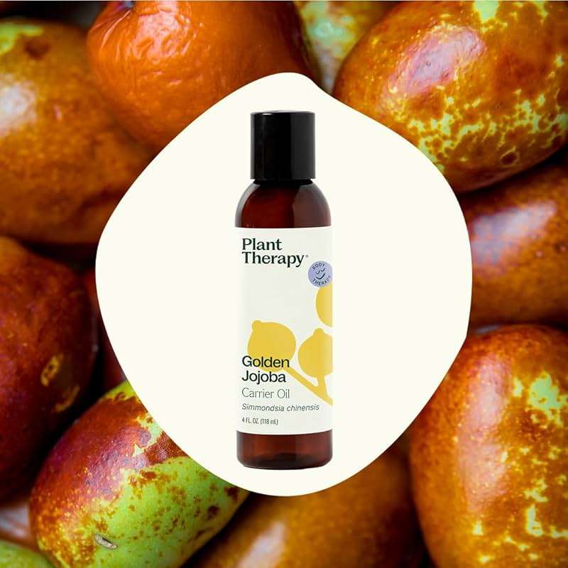 Plant Therapy Jojoba Golden Carrier Oil 4 oz 100% Pure, Cold-Pressed, Natural and GMO-free Moisturizer and Carrier Oil for Essential Oils - Image 3