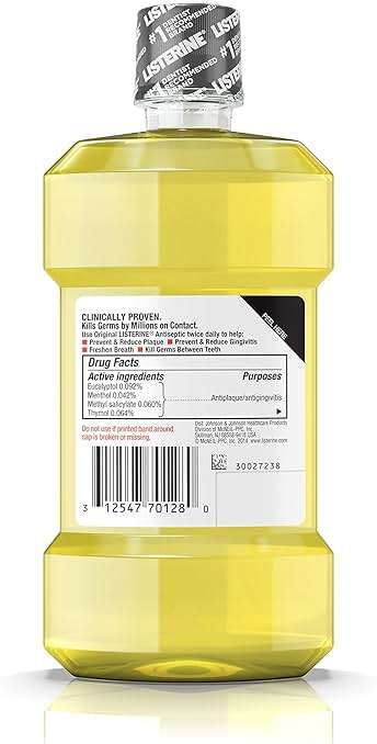 Listerine Antiseptic Adult Mouthwash - Original, 250 ML (Pack of 12) - Image 4