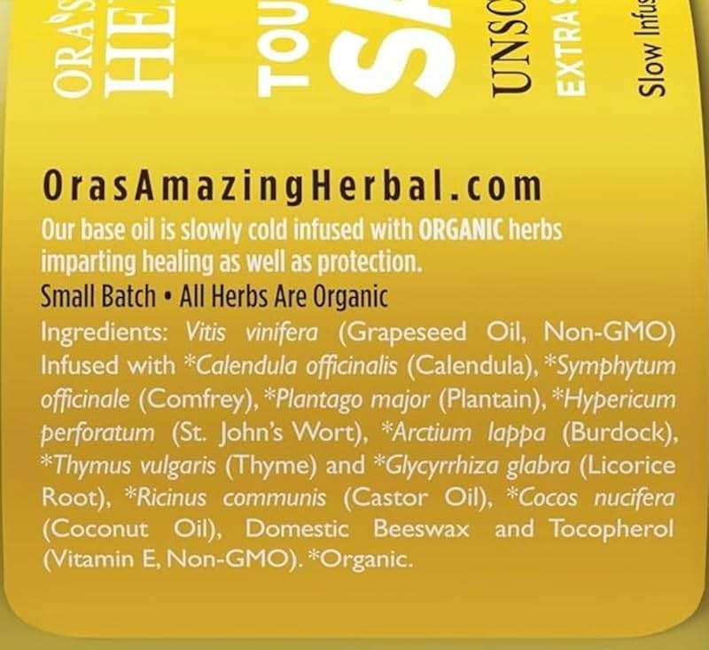 Ora's Amazing Herbal Touchy Skin Salve, Eczema Cream for Kids and Adults, Natural Sensitive Skin Treatment, Itch Cream, Calendula Ointment, Dry Skin Balm, Fragrance Free, 1 oz Travel Size - Image 5