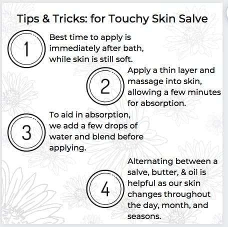Ora's Amazing Herbal Touchy Skin Salve, Eczema Cream for Kids and Adults, Natural Sensitive Skin Treatment, Itch Cream, Calendula Ointment, Dry Skin Balm, Fragrance Free, 1 oz Travel Size - Image 6