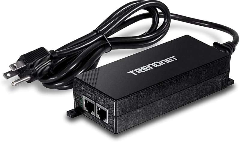 TRENDnet Gigabit Power Over Ethernet Plus Injector, PoE+ (30W) Power Network Distances Up to 100M (328 ft.), Metal Housing, Black, TPE-115GI (Pack of 1) - Image 11
