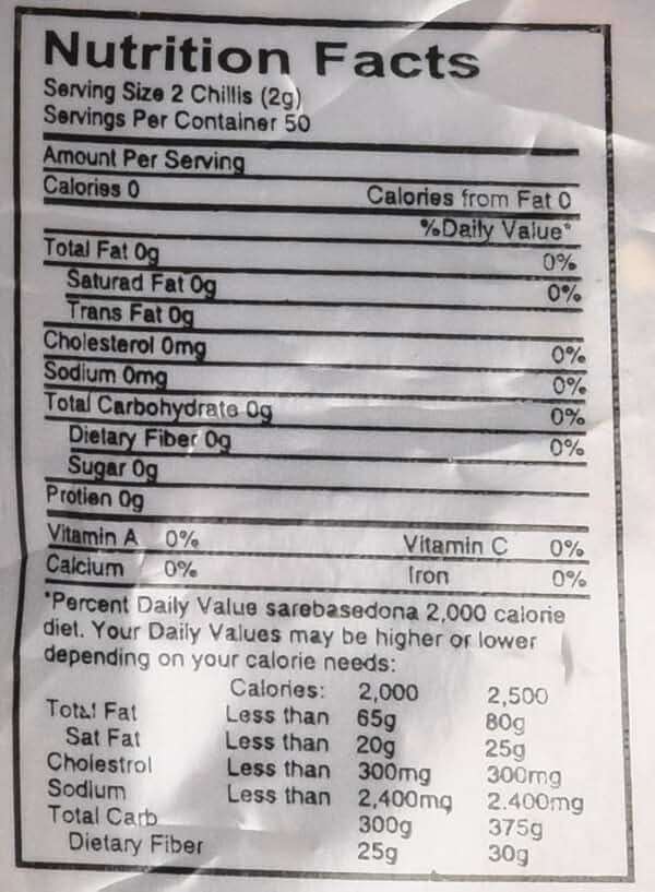 Swad Whole Red Dried Chillies 3.5oz., 100 Grams/ Indian Groceries - Image 2