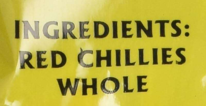 Swad Whole Red Dried Chillies 3.5oz., 100 Grams/ Indian Groceries - Image 3