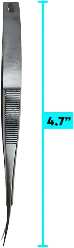 SE 4-1/2" Curved Iris Scissors with Spring - SP46C - Image 2