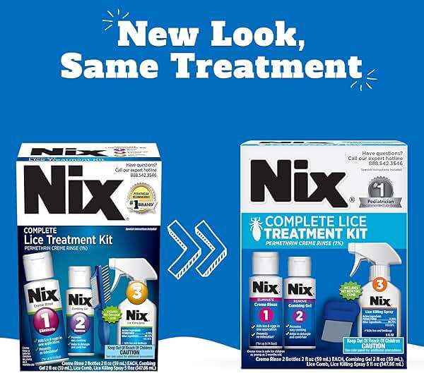 Nix Complete Lice Treatment Kit for Home and Hair, with Permethrin Crème Rinse, Combing Gel, Lice Comb, and Home Spray for Bedding and Furniture - Image 2