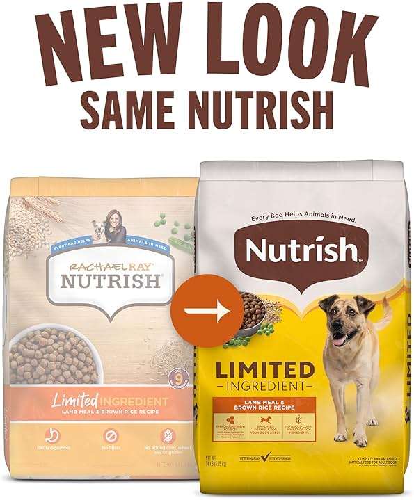 Nutrish Limited Ingredient Diet Lamb Meal & Brown Rice Recipe, 28 Pound Bag - Image 2