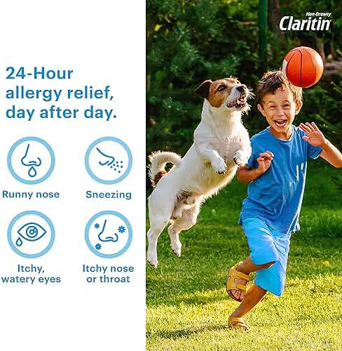 Children's Claritin Chewables 24 HR Children Allergy Medicine, Grape, 30 Count - Image 6