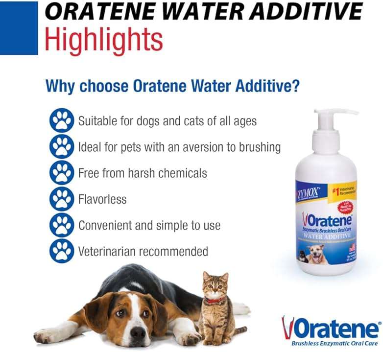 Pet King Brands ZYMOX Oratene Enzymatic Brushless Oral Care Water Additive, 8oz - Image 3