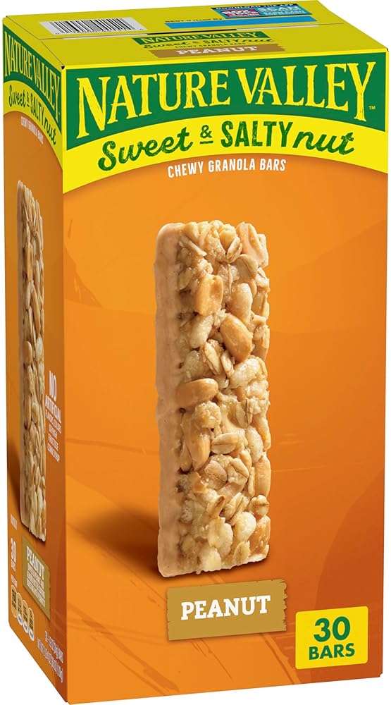 Nature Valley Sweet and Salty Granola Bars, Peanut, 30 Bars, 36 OZ - Image 1