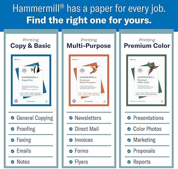 Hammermill Printer Paper, Premium Multipurpose Paper 24 lb, 8.5 x 11-5 Ream (2,500 Sheets) - 97 Bright, Made in the USA, 105810C - Image 3