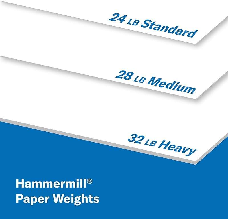 Hammermill Printer Paper, Premium Multipurpose Paper 24 lb, 8.5 x 11-5 Ream (2,500 Sheets) - 97 Bright, Made in the USA, 105810C - Image 9