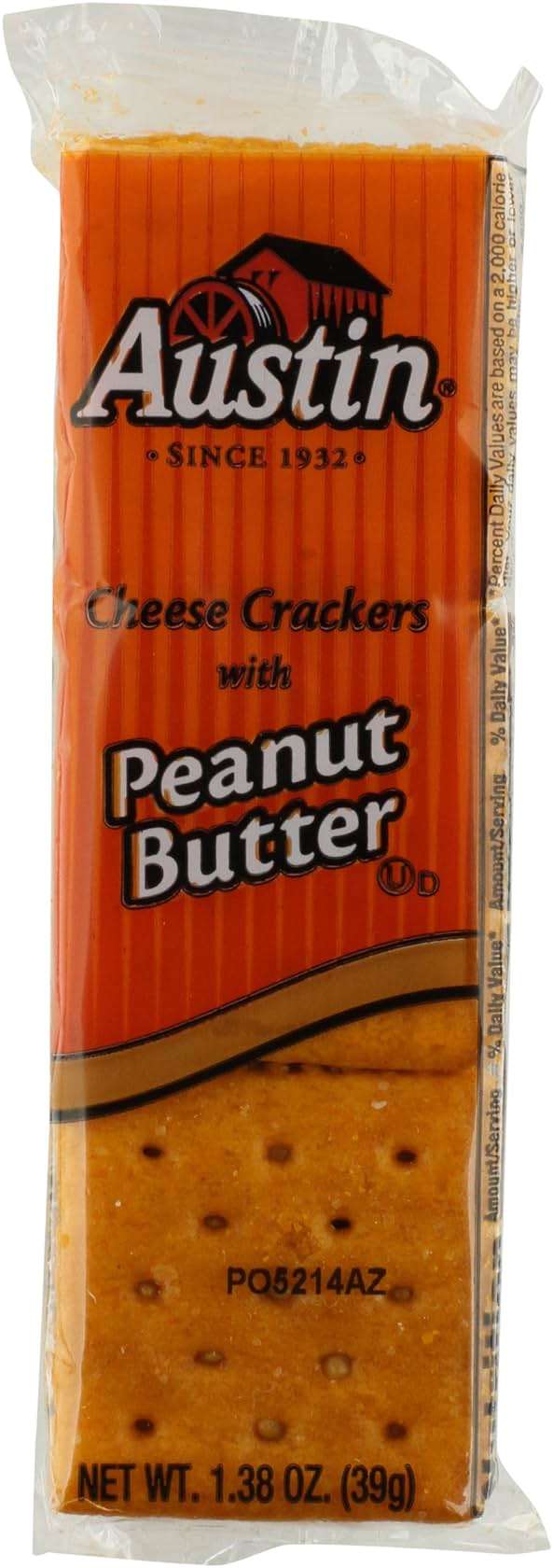 Austin Cheese Crackers with Peanut Butter, 1.38oz (27 count) - Image 1