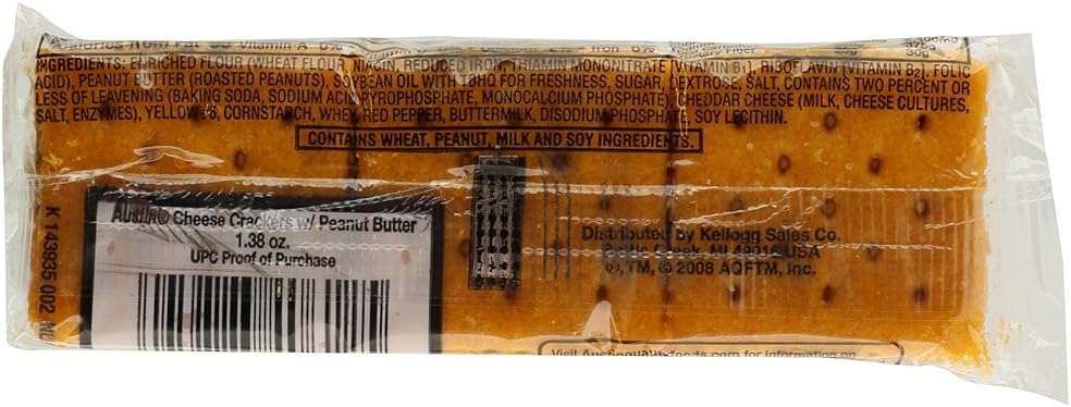 Austin Cheese Crackers with Peanut Butter, 1.38oz (27 count) - Image 4