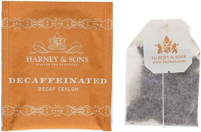 Harney & Sons Black Tea, Tea Bags, Decaffeinated, 50 Count - Image 3