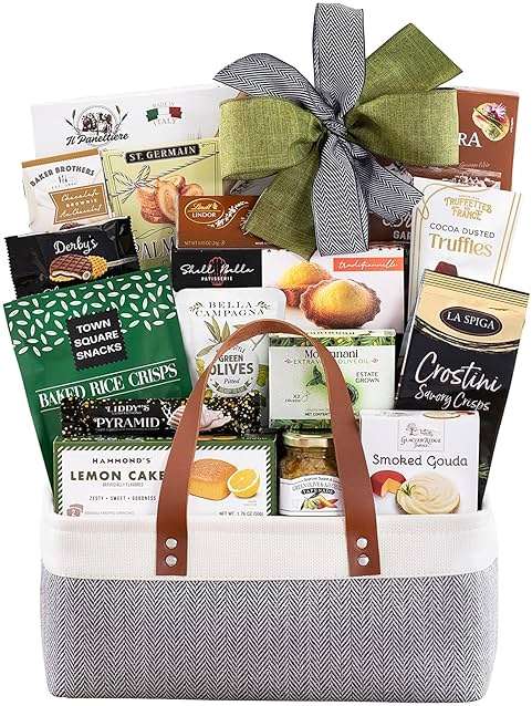 Wine Country Gift Baskets The Connoisseur Gourmet Gift Basket Food Gift Basket for Families College Students Appreciation Thank You Congratulations Get Well Soon Care Package - Image 1