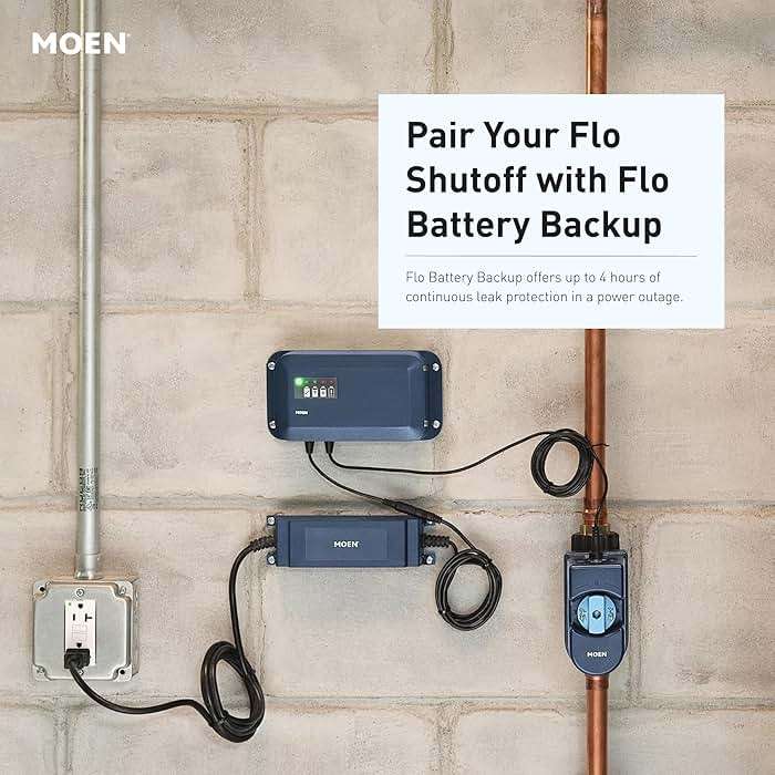 Moen Flo 3/4-inch Smart Water Shut Off Valve, Smart Home Water Monitor Leak Detector, Wifi Connected, App Enabled Flow Meter and Shutoff, 900-001 - Image 15