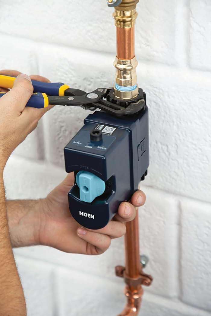 Moen Flo 3/4-inch Smart Water Shut Off Valve, Smart Home Water Monitor Leak Detector, Wifi Connected, App Enabled Flow Meter and Shutoff, 900-001 - Image 19