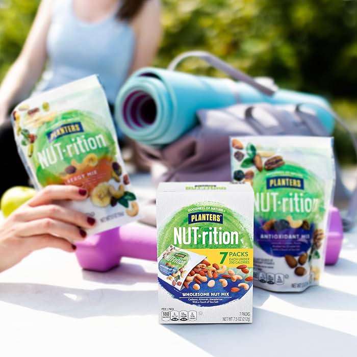 PLANTERS NUT-rition Wholesome Nut Mix, 7.5 oz Box (Contains 7 Individual Pouches) - Cashews, Almonds and Macadamias Snack Mix - No Artificial Flavors, No Artificial Colors, No Preservatives - Kosher - Image 3