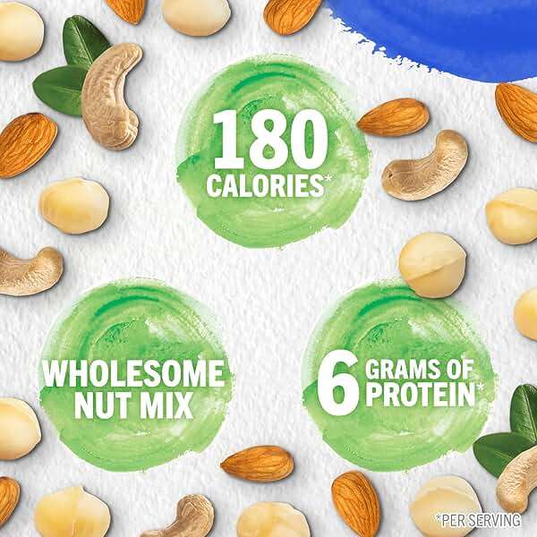 PLANTERS NUT-rition Wholesome Nut Mix, 7.5 oz Box (Contains 7 Individual Pouches) - Cashews, Almonds and Macadamias Snack Mix - No Artificial Flavors, No Artificial Colors, No Preservatives - Kosher - Image 6
