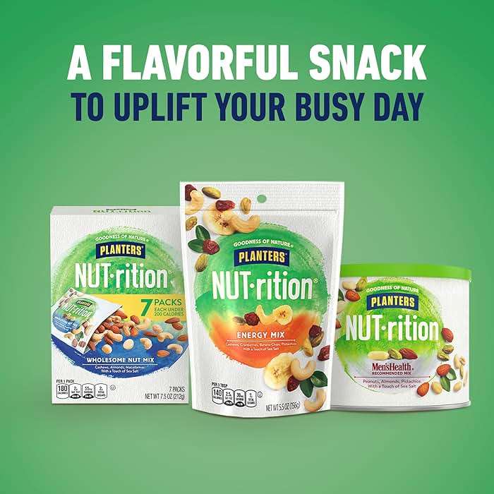 PLANTERS NUT-rition Wholesome Nut Mix, 7.5 oz Box (Contains 7 Individual Pouches) - Cashews, Almonds and Macadamias Snack Mix - No Artificial Flavors, No Artificial Colors, No Preservatives - Kosher - Image 8