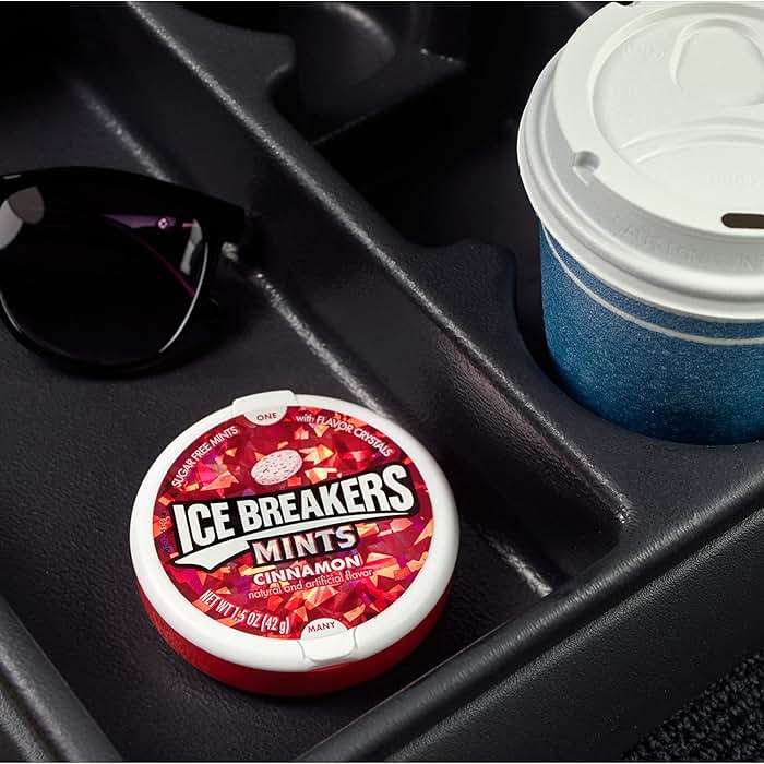 Ice Breakers Cinnamon Sugar Free Mints Tins, 1.5 oz (8 Count) - Image 5