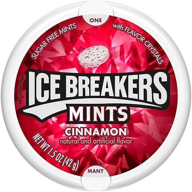 Ice Breakers Cinnamon Sugar Free Mints Tins, 1.5 oz (8 Count) - Image 7