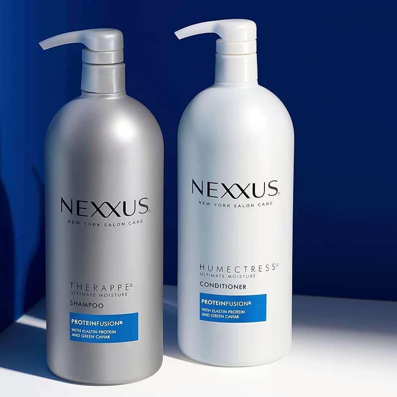 Nexxus Shampoo and Conditioner Therappe Humectress 2 Count for Dry Hair Silicone-Free, Moisturizing Caviar Complex and Elastin Protein for thicker and stronger hair 33.8 oz - Image 6