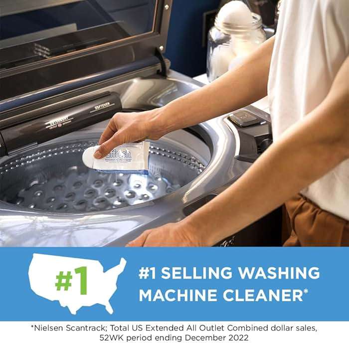 Affresh Washing Machine Cleaner, Helps Power Away Odor Causing Bacteria & Grime Deep Inside Pump, Valve & Hoses, 6 Time Release Tablets, 6 Month Supply - Image 3