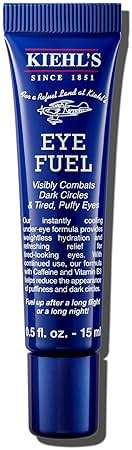 Kiehl's Facial Fuel Eye Cream, Stimulating Eye Treatment for Men, Caffeine Formula Known to Help Reduce Dark Circles & Puffiness, Eyes Look Energized and Refreshed, Instant Cooling Effect - 0.5 fl oz - Image 1