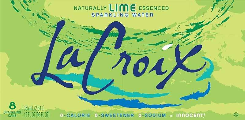 La Croix Sparkling Water, Lime, 12 Fl Oz (pack of 8) - Image 3