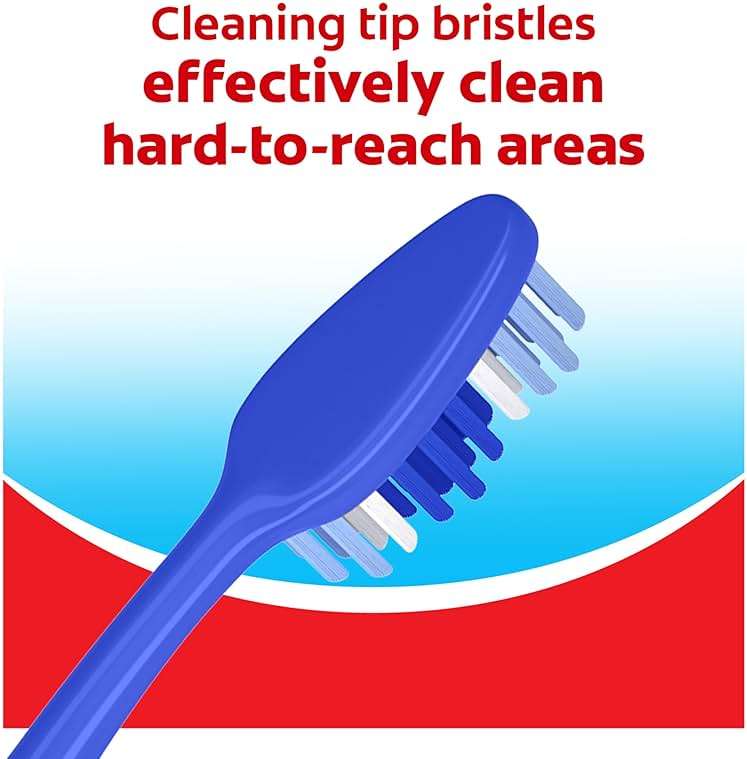 Colgate Extra Clean Toothbrush, Medium Toothbrush for Adults, 6 Pack - Image 6