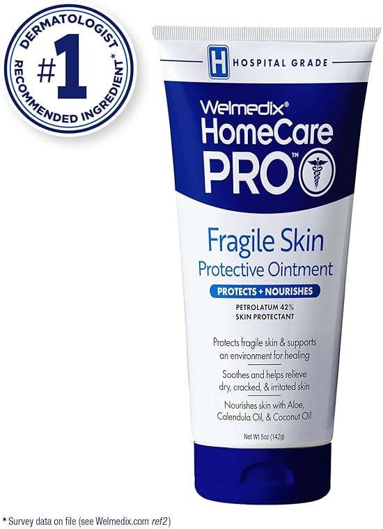 Welmedix Healing Ointment for Dry Skin - Skin Protection Barrier Cream & Moisturizer for Very Dry, Cracked Skin - Hospital Grade Intensive Healing Ointment - 5oz - Image 3