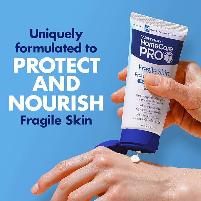 Welmedix Healing Ointment for Dry Skin - Skin Protection Barrier Cream & Moisturizer for Very Dry, Cracked Skin - Hospital Grade Intensive Healing Ointment - 5oz - Image 4