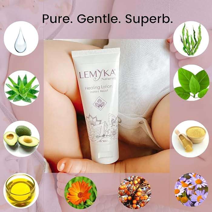 Rosacea cream -face redness relief facial rash lotion for eczema, psoriasis, hives, and dry skin, LEMYKA natural healing for babies and adults - Image 6