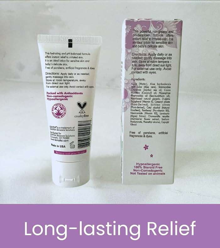Rosacea cream -face redness relief facial rash lotion for eczema, psoriasis, hives, and dry skin, LEMYKA natural healing for babies and adults - Image 7
